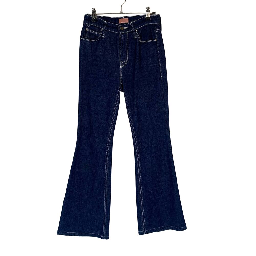 MOTHER The Country Doozy 24 Ohh La La Dark Wash 70s Flare Jeans - Picture 3 of 16